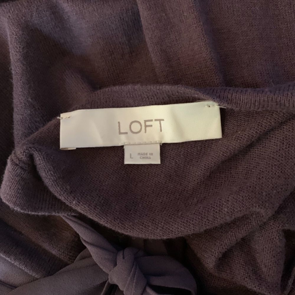 Loft Women’s Knit Top size L - Picture 4 of 6